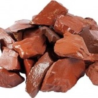 Wassersteine Jaspis rot, 100 g