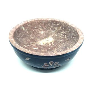 R�ucherschale in Chakrafarben indigo